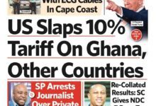 Photo of Newspaper Front Pages: Friday April 4, 2025