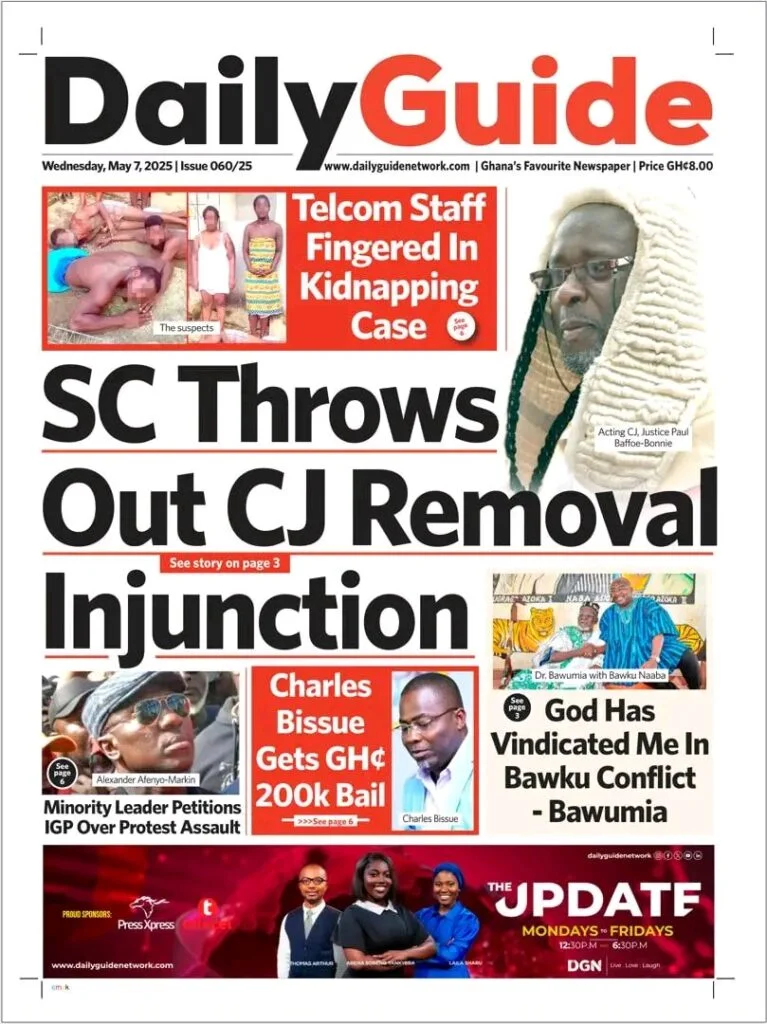 Newspaper Front Pages: Wednesday May 7, 2025