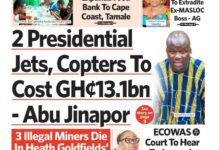 Photo of Newspaper Frontpages – Thursday, 20th November, 2025