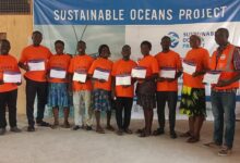 Photo of Ten fishers and media reps graduate as fish scientists in Keta and Vodza