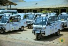 Photo of GHS: FPHC tricycles are for community health outreach, not hospital ambulances
