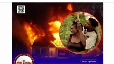 Photo of Jealous Ex-Boyfriend allegedly sets his Ex-Girlfriend’s new boyfriend’s house on fire for snatching her from him