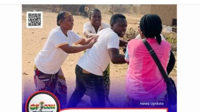 Photo of “Man beaten by his four wives after he was caught cheating with another woman”