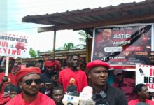 Photo of “Justice for Christopher Ahordo”: Aflao Youth Protest Alleged Police Inaction Over MoMo Agent’s Death