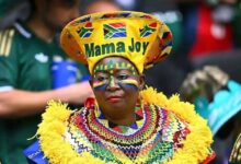 Photo of Face of South Africa’s Support in the Stadium After the Game