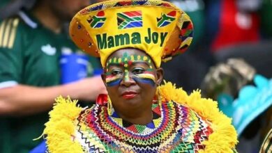 Photo of Face of South Africa’s Support in the Stadium After the Game