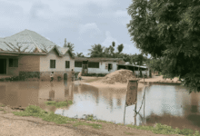 Photo of South Tongu: Floodwaters submerge schools, health centre in Adutor