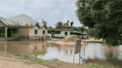 Photo of South Tongu: Floodwaters submerge schools, health centre in Adutor