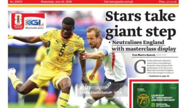 Photo of Newspaper Front Pages – Wednesday, 24th June, 2026