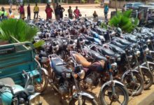 Photo of Ketu: Police impound 58 motorbikes in road safety opeartion