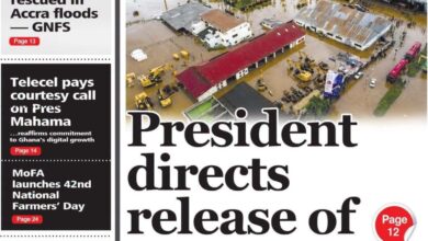 Photo of Newspaper Front Pages: Wednesday 1st July,2026